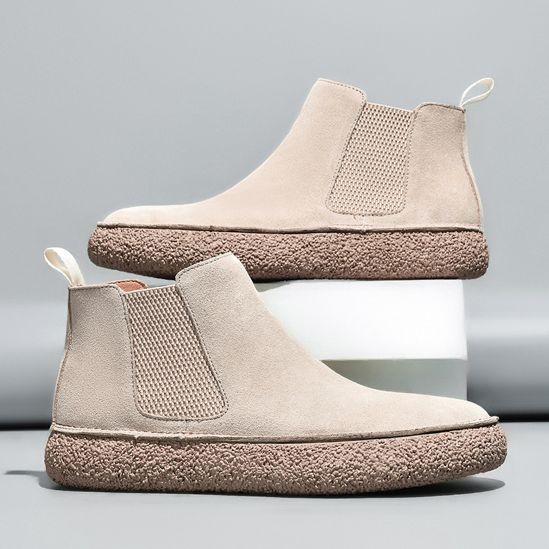 Matte Leather Mid-Top