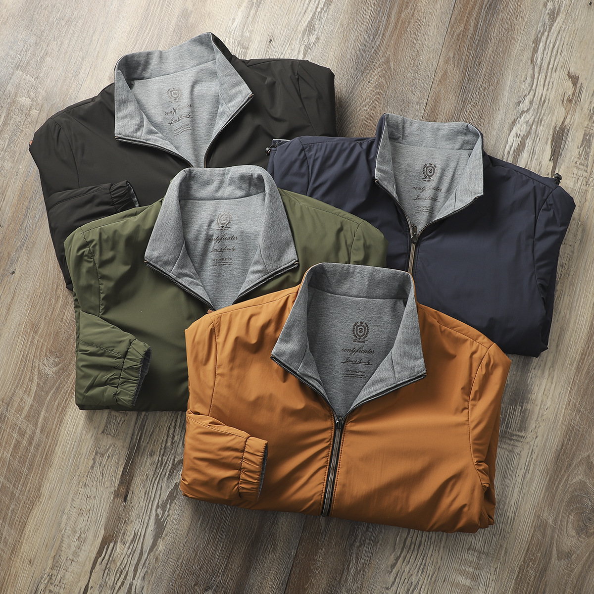 Stand Collar Lightweight Jacket