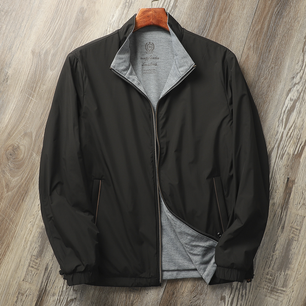 Stand Collar Lightweight Jacket