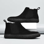 Matte Leather Mid-Top