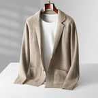 Merino Wool V-Neck Jacket