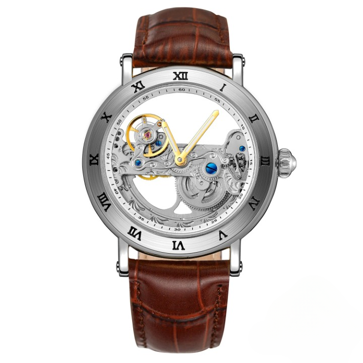 Golden Bridge Skeleton Watch