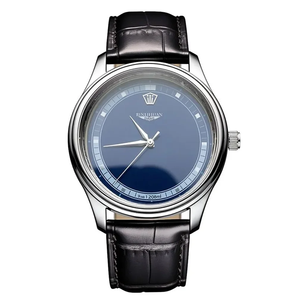 Silvery Business Quartz Watch