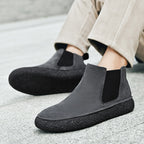 Matte Leather Mid-Top