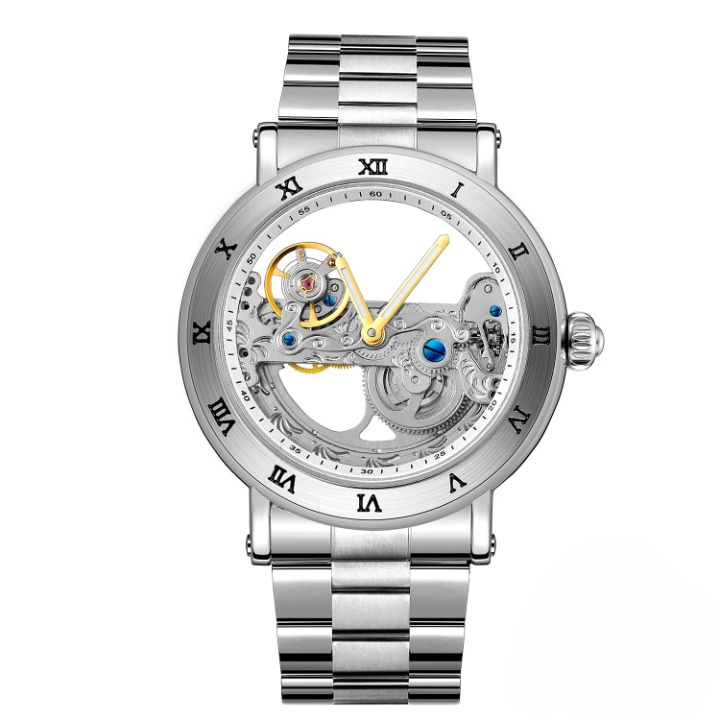 Golden Bridge Skeleton Watch