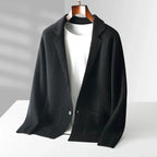 Merino Wool V-Neck Jacket