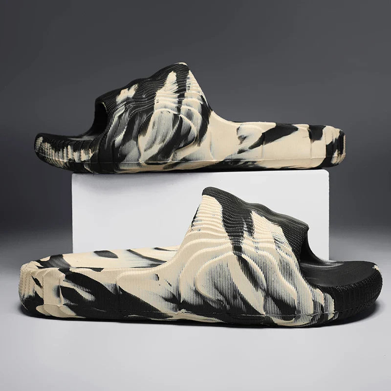 Swirl Outdoor Slide Slippers
