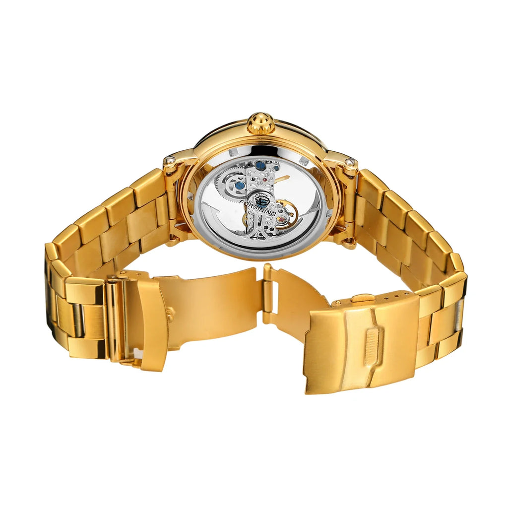 Golden Bridge Skeleton Watch