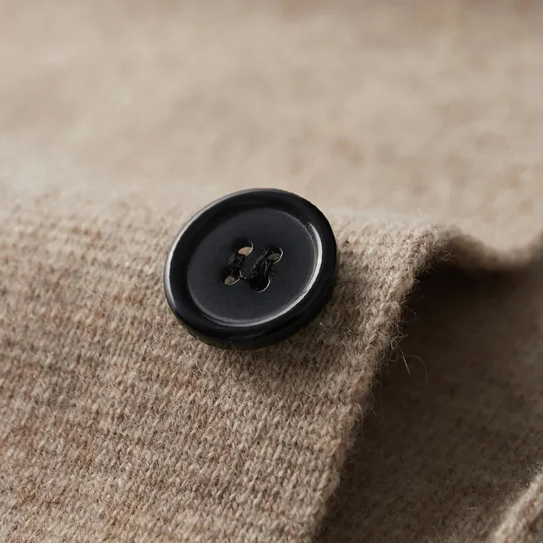Merino Wool V-Neck Jacket