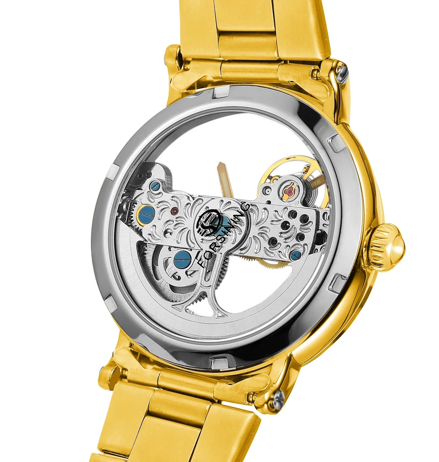 Golden Bridge Skeleton Watch