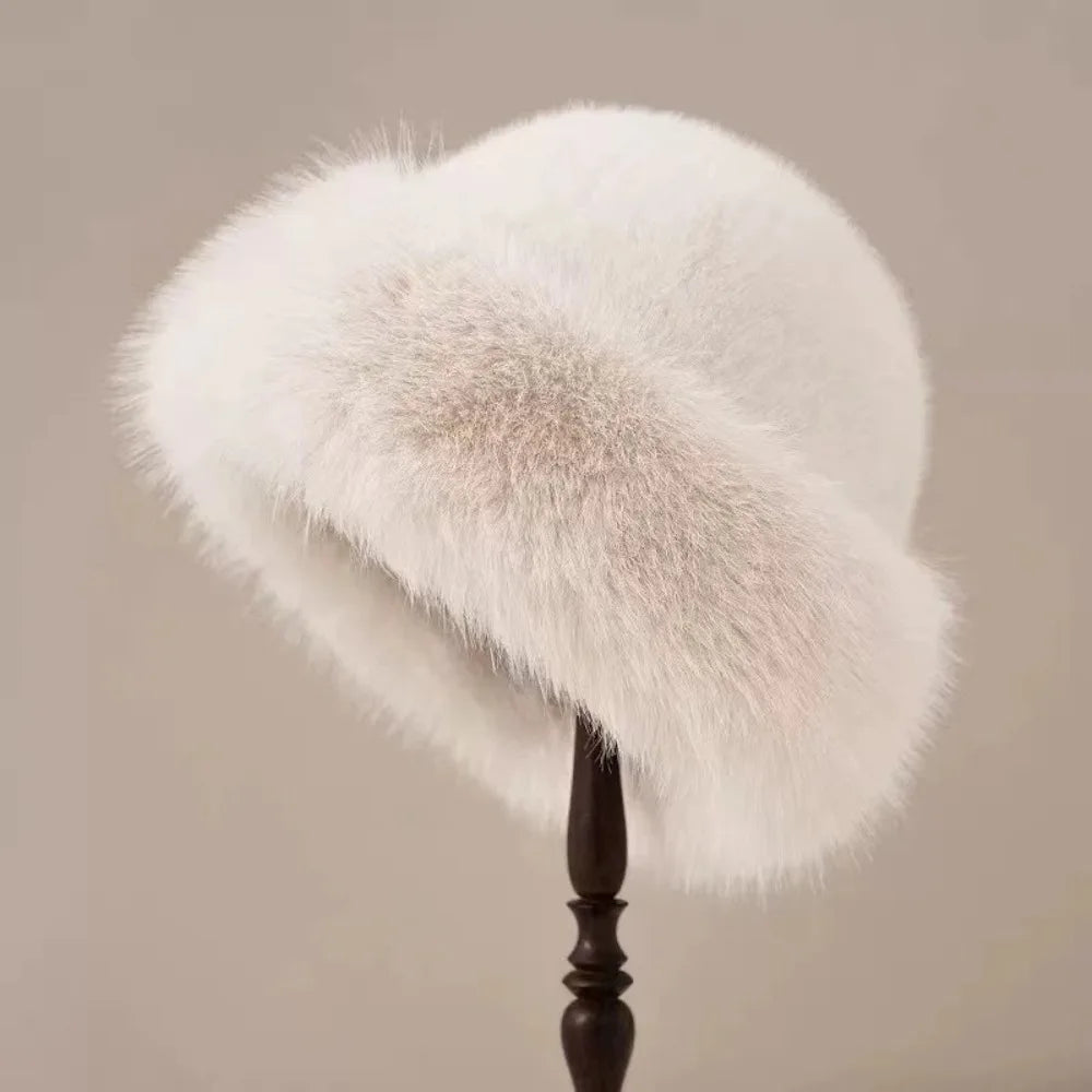 Women's Plush Faux Hat
