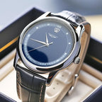 Silvery Business Quartz Watch