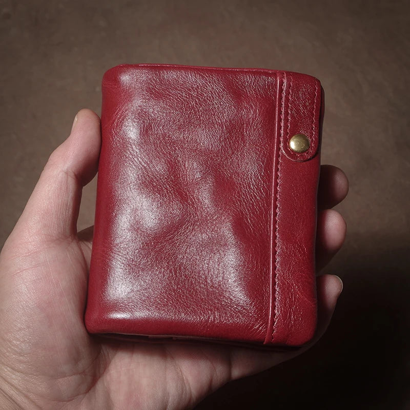 Genuine Leather Bifold Wallet