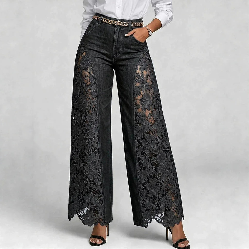 Women's Lace Hollow-OutJeans