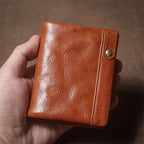 Genuine Leather Bifold Wallet
