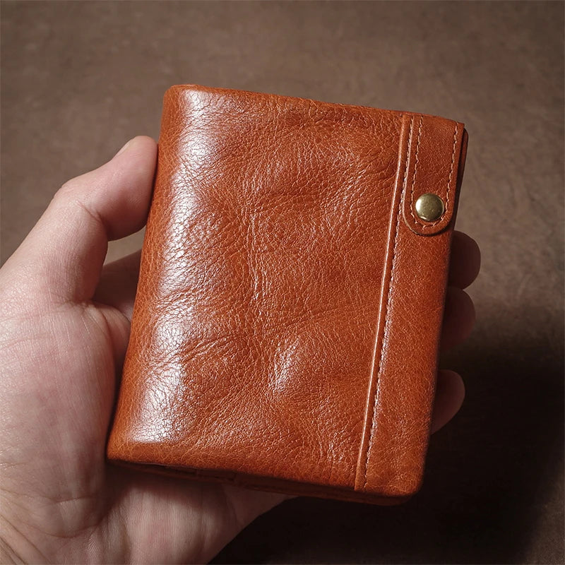 Genuine Leather Bifold Wallet