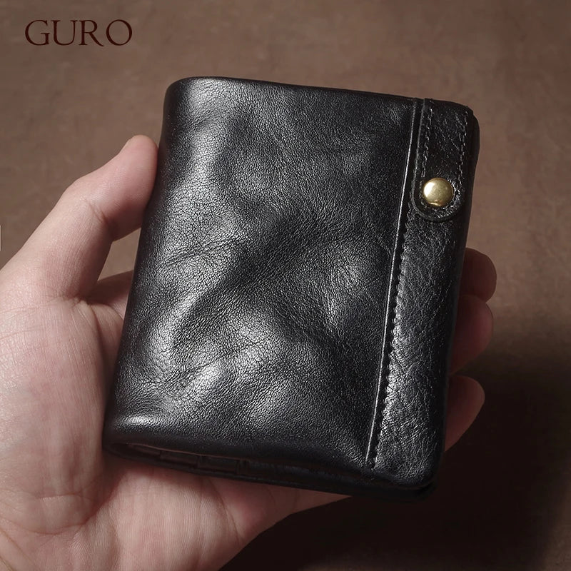 Genuine Leather Bifold Wallet