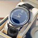Silvery Business Quartz Watch