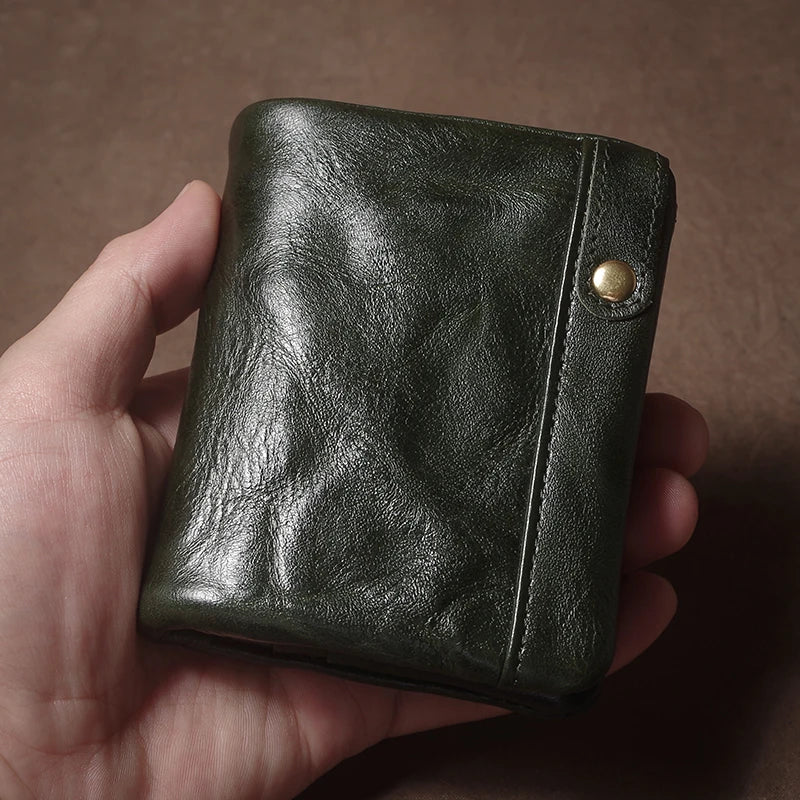 Genuine Leather Bifold Wallet