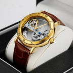 Golden Bridge Skeleton Watch