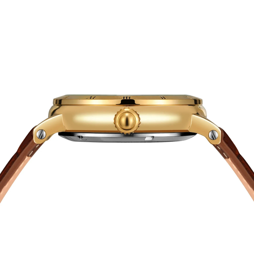 Golden Bridge Skeleton Watch