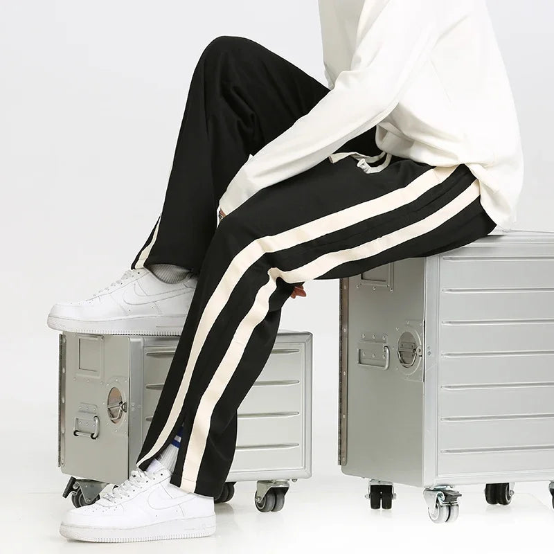 High Elastic Waistband Trousers
