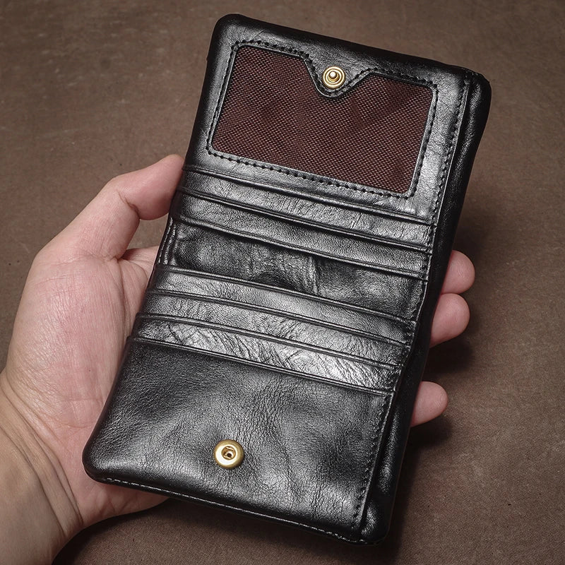 Genuine Leather Bifold Wallet