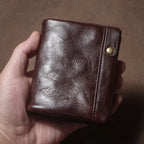 Genuine Leather Bifold Wallet