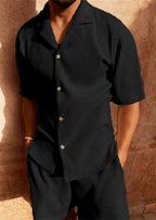 Premium Corduroy Shirt & Shorts