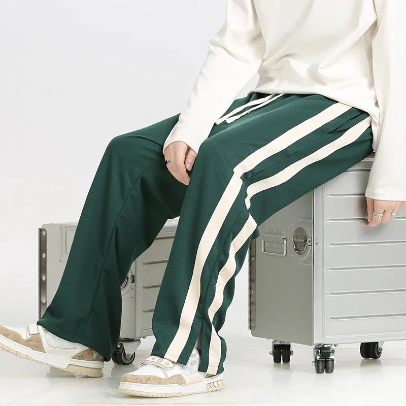 High Elastic Waistband Trousers