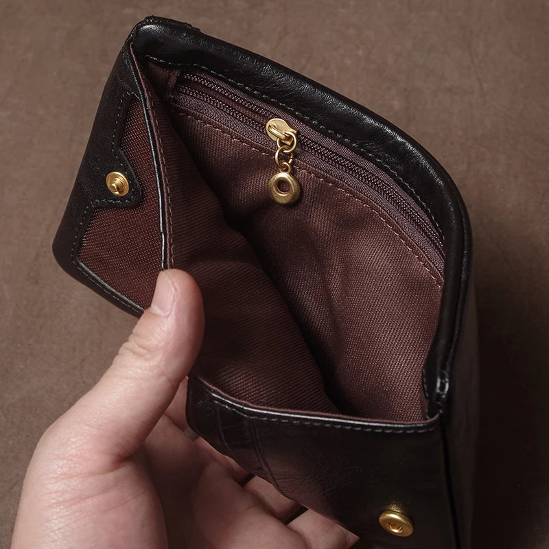 Genuine Leather Bifold Wallet