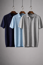 Knit Casual Polo Shirt