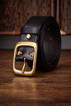 Retro Cowskin Leather Belt