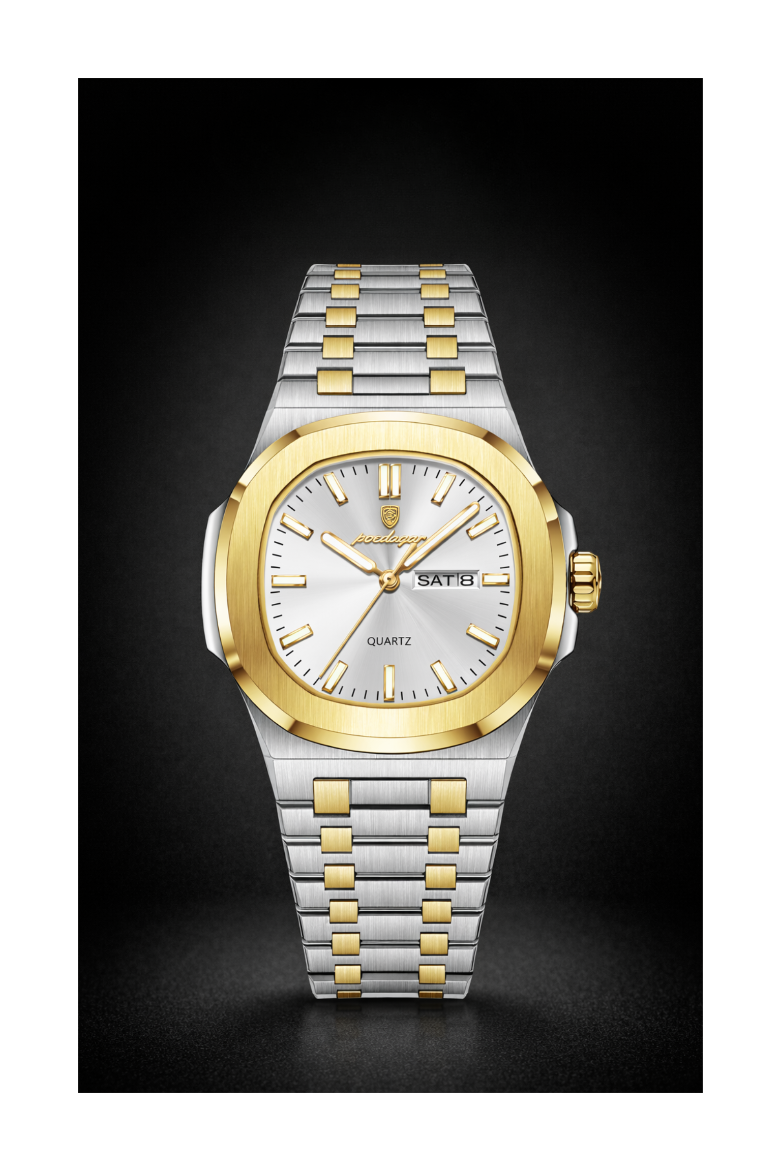 Poedagar Luxury Square Watch