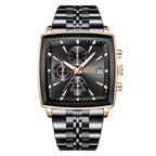 Square Stainless Steel Watch