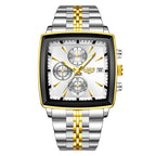 Square Stainless Steel Watch