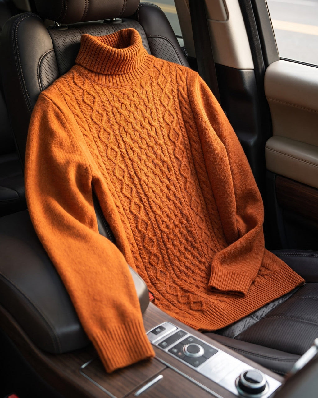 Wool Thick Turtleneck Pullover