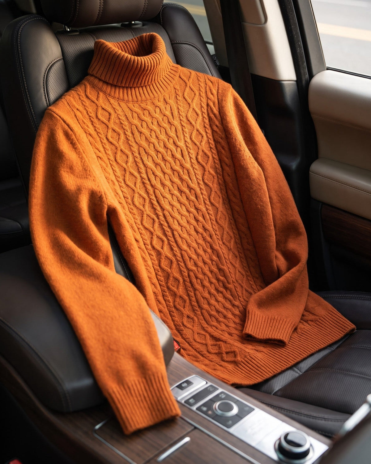Wool Thick Turtleneck Pullover