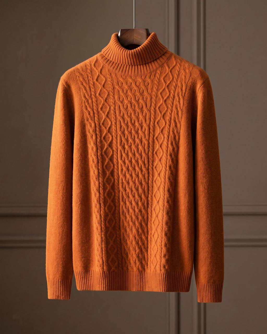 Wool Thick Turtleneck Pullover