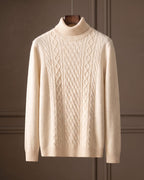 Wool Thick Turtleneck Pullover