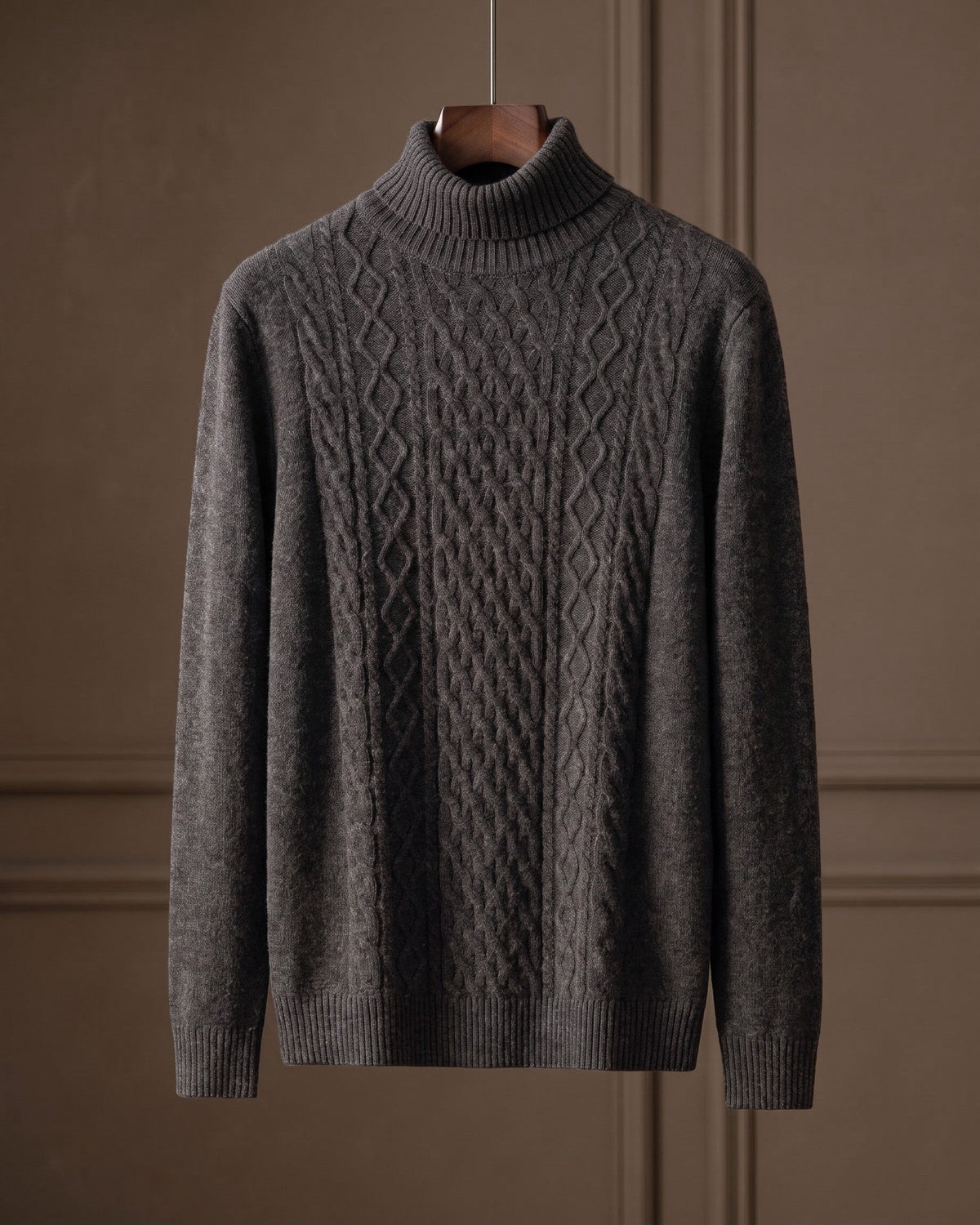Wool Thick Turtleneck Pullover