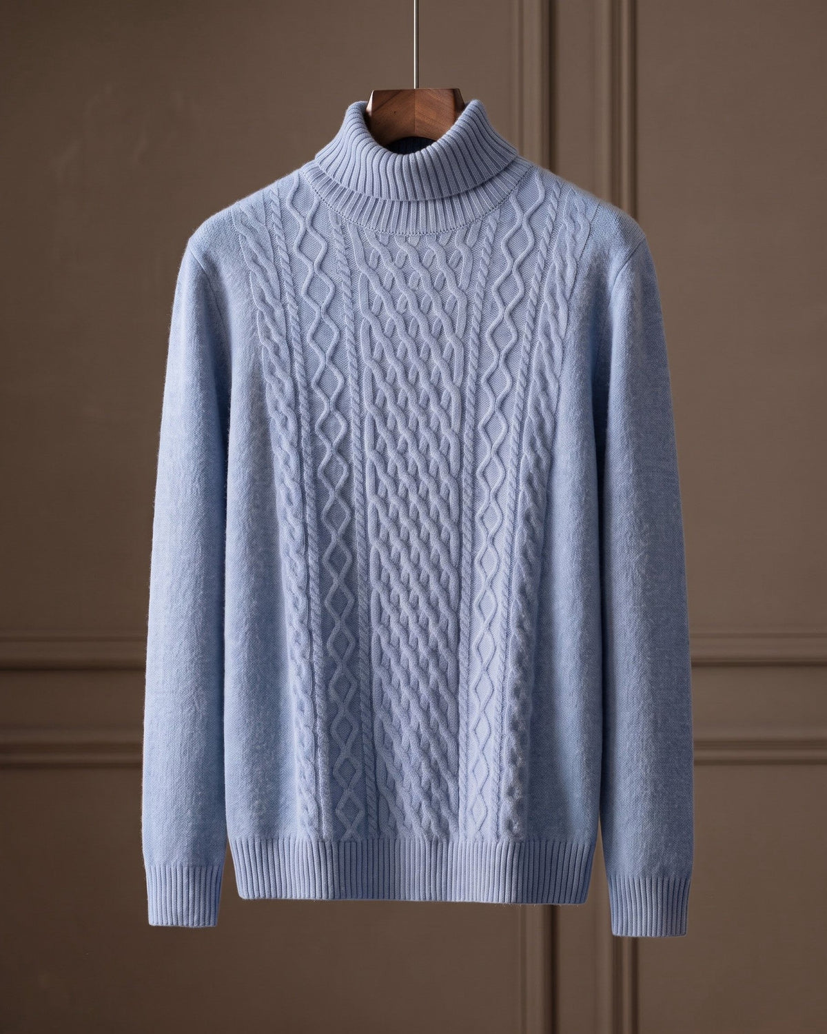 Wool Thick Turtleneck Pullover