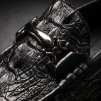 Men's Crocodile Slip-On Loafers