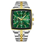 Square Stainless Steel Watch