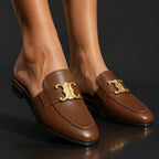 British Style Pull-On Slippers