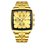 Square Stainless Steel Watch