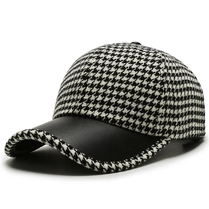 Vintage Plaid Baseball Cap
