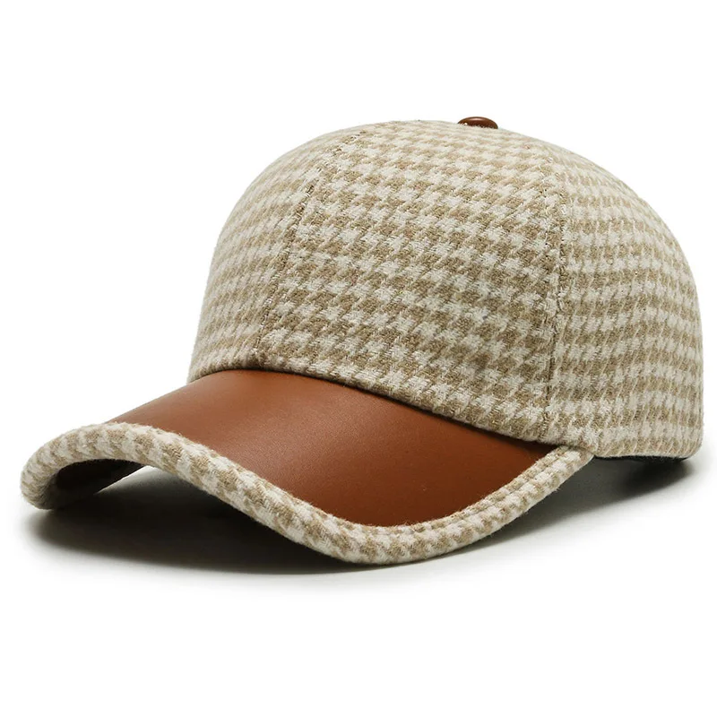 Vintage Plaid Baseball Cap
