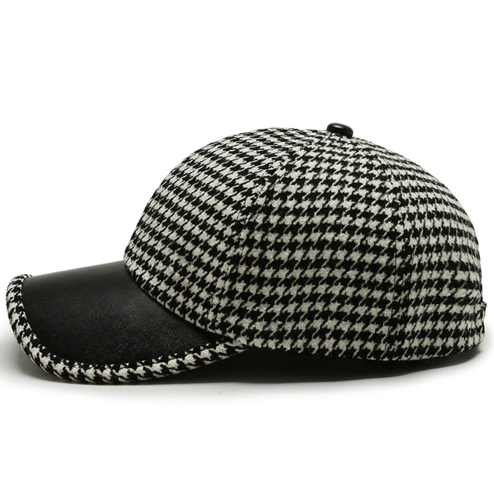 Vintage Plaid Baseball Cap