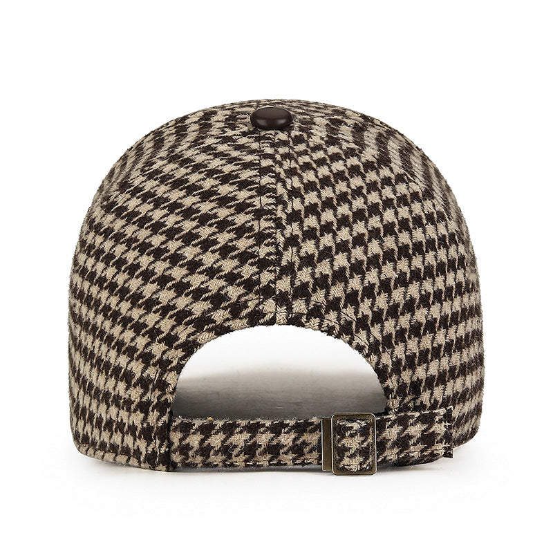 Vintage Plaid Baseball Cap
